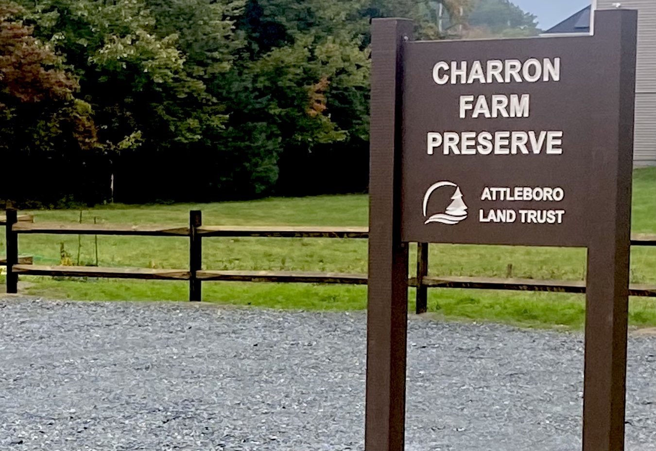 Sign at Charron Farm